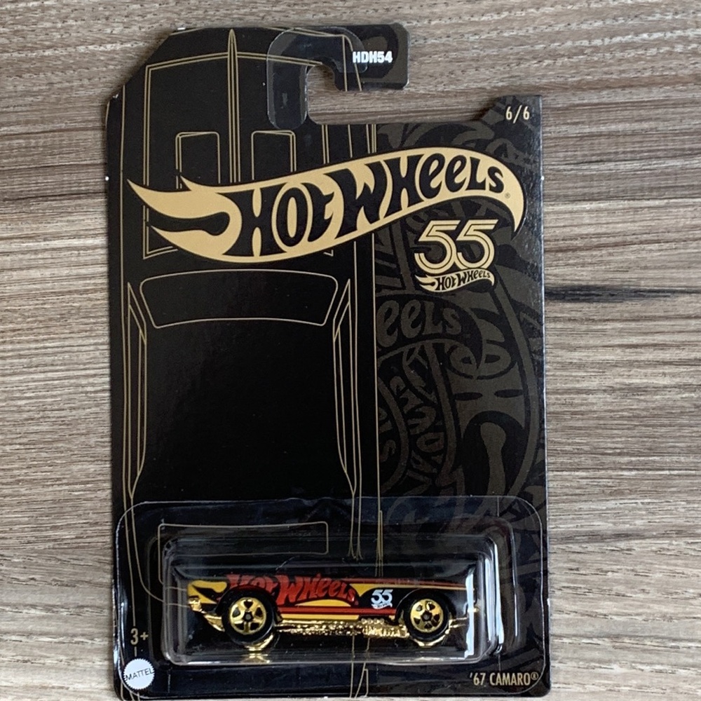 Hot Wheels 1967 Camaro 1960s Car Chevrolet Chevy 55th Anniversary Hotwheels New